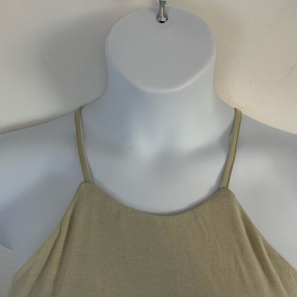 OGL Women's Eco-SkinKiss Tie Back Bandless Brami Crop Top Soft Lily Green XL New - Picture 5 of 9